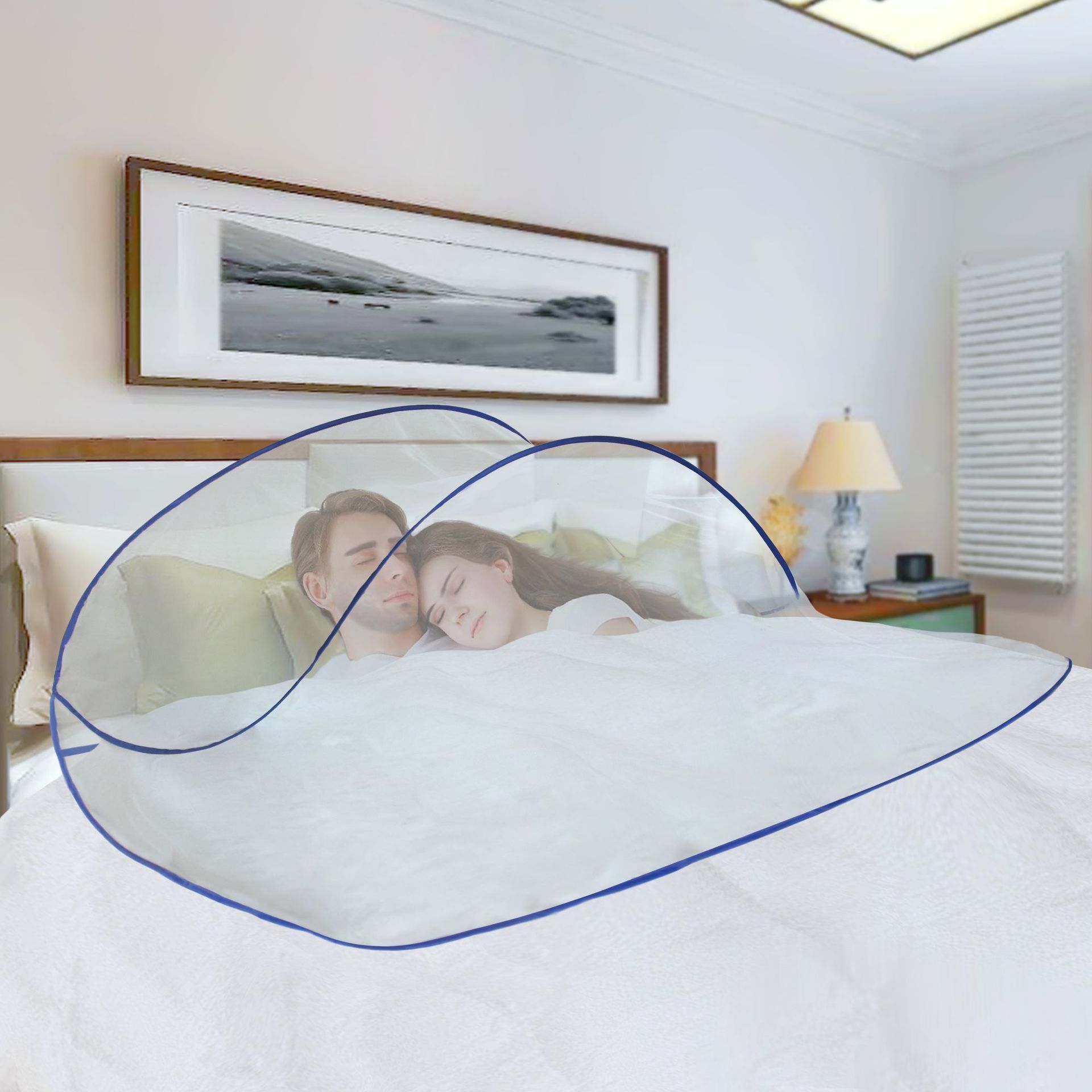 Portable mosquito store net for bed