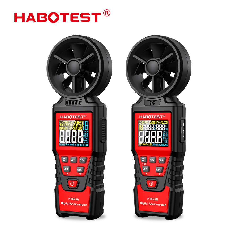 Habotest Ht625 Series Digital Anemometer Wind Speed Gauge Temu Australia
