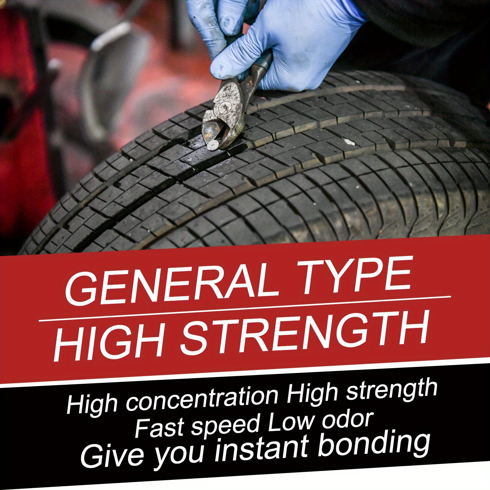 1pc Réparation de pneus Glue Car Tire Crack Repair Glue Pneu Entretien Pneu  Réparation Collage Colle