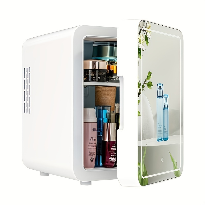 1pc Electric Refrigerator, Mini Fridge, 4 Liter/6 Can Portable Cooler And  Warmer Personal Refrigerator For Skin Care, Cosmetics, Beverage, Great For O