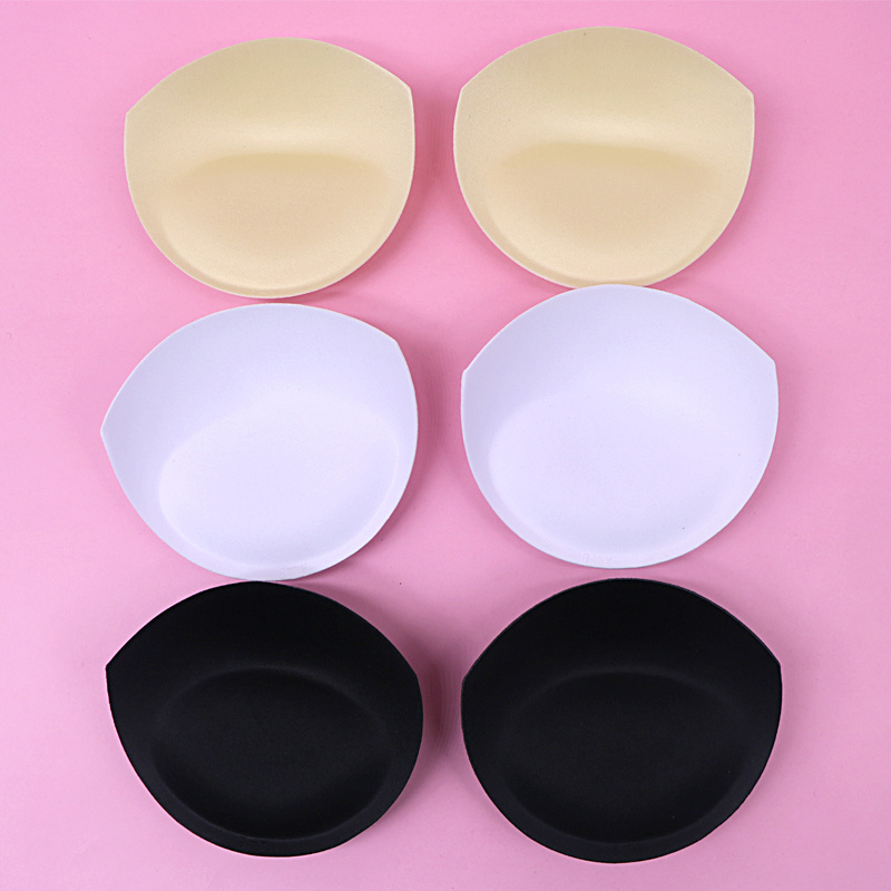3 Pairs Bikini Bra Sponge Pads Invisible Push Up Chest Enhancer Pads