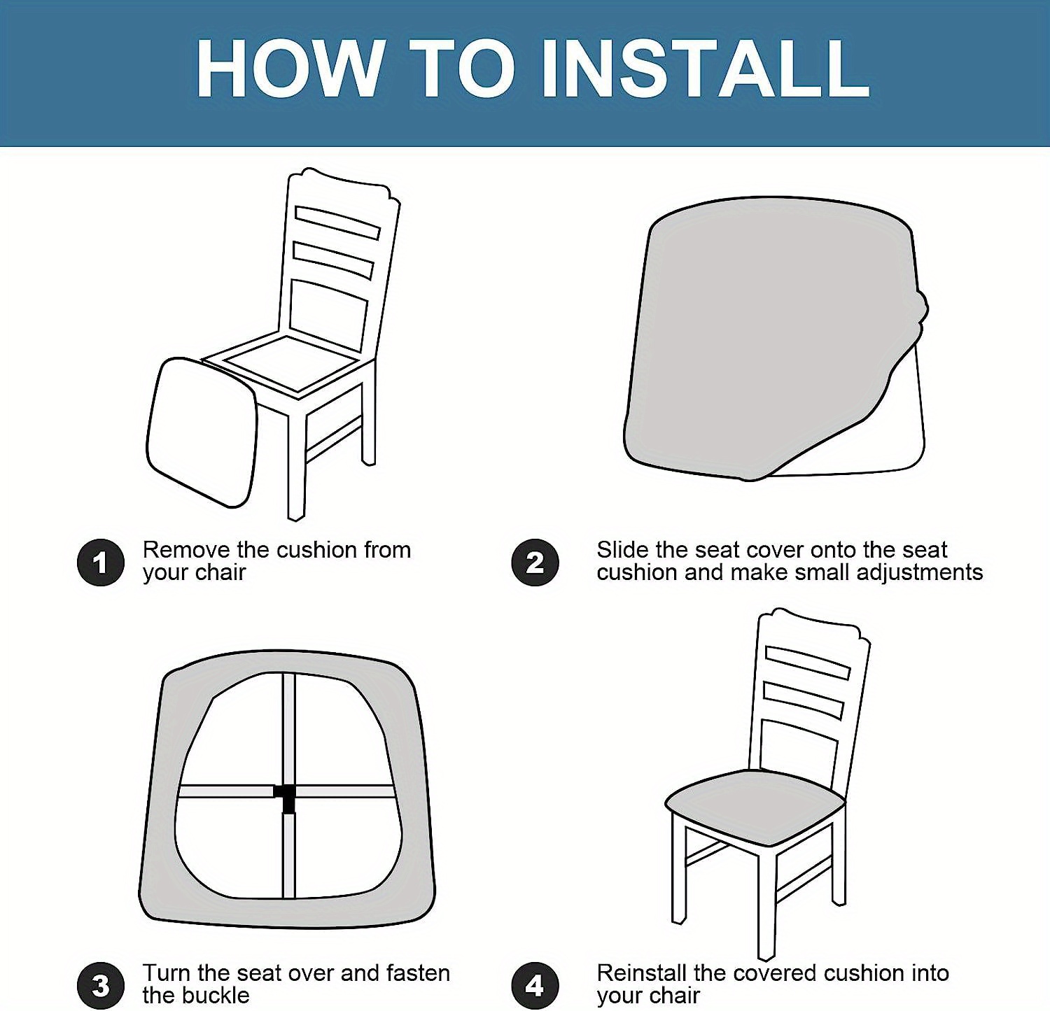 Waterproof Seat Covers Dining Room Chairs Stretch Chair Temu