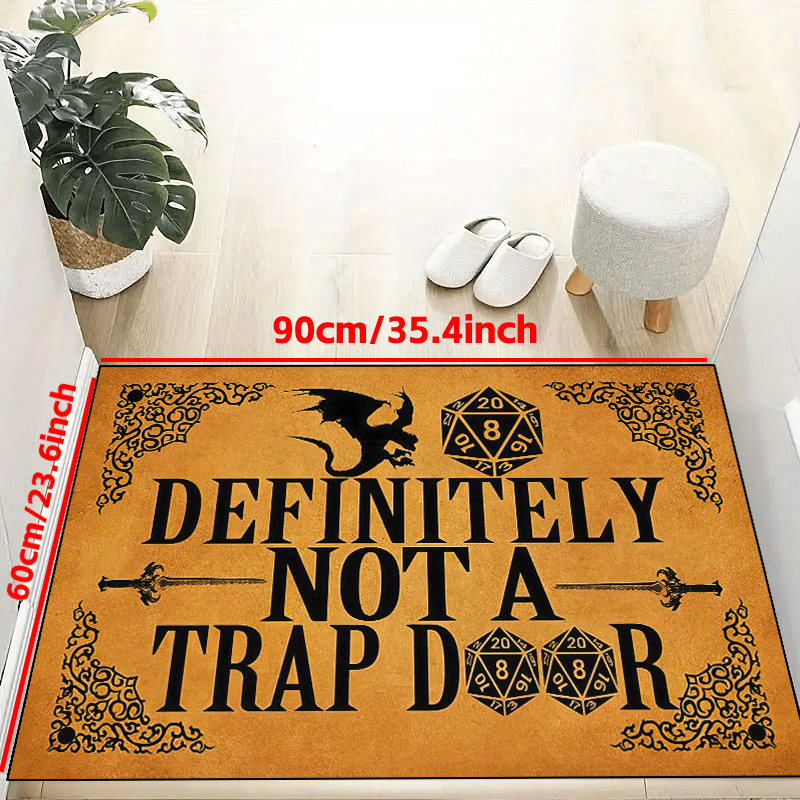 Definitely Not A Trap Door Doormat