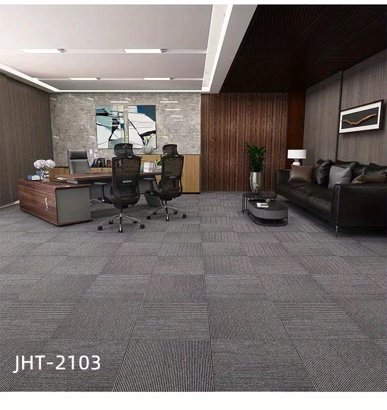 Carpet Floor Tiles With Adhesive Stickers, Diy Size Square Carpet Tiles