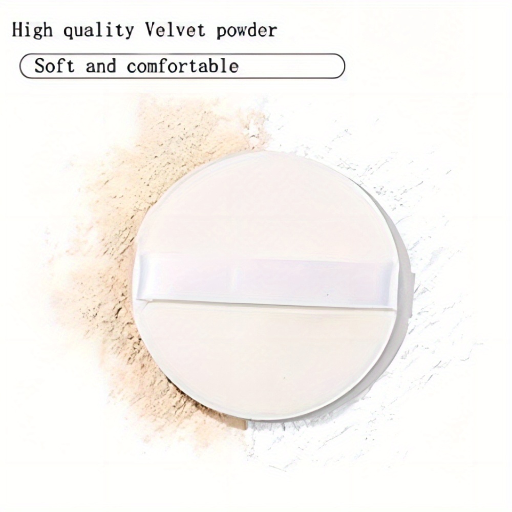 Plastic Loose Powder Compact Container With Velvet Powder - Temu