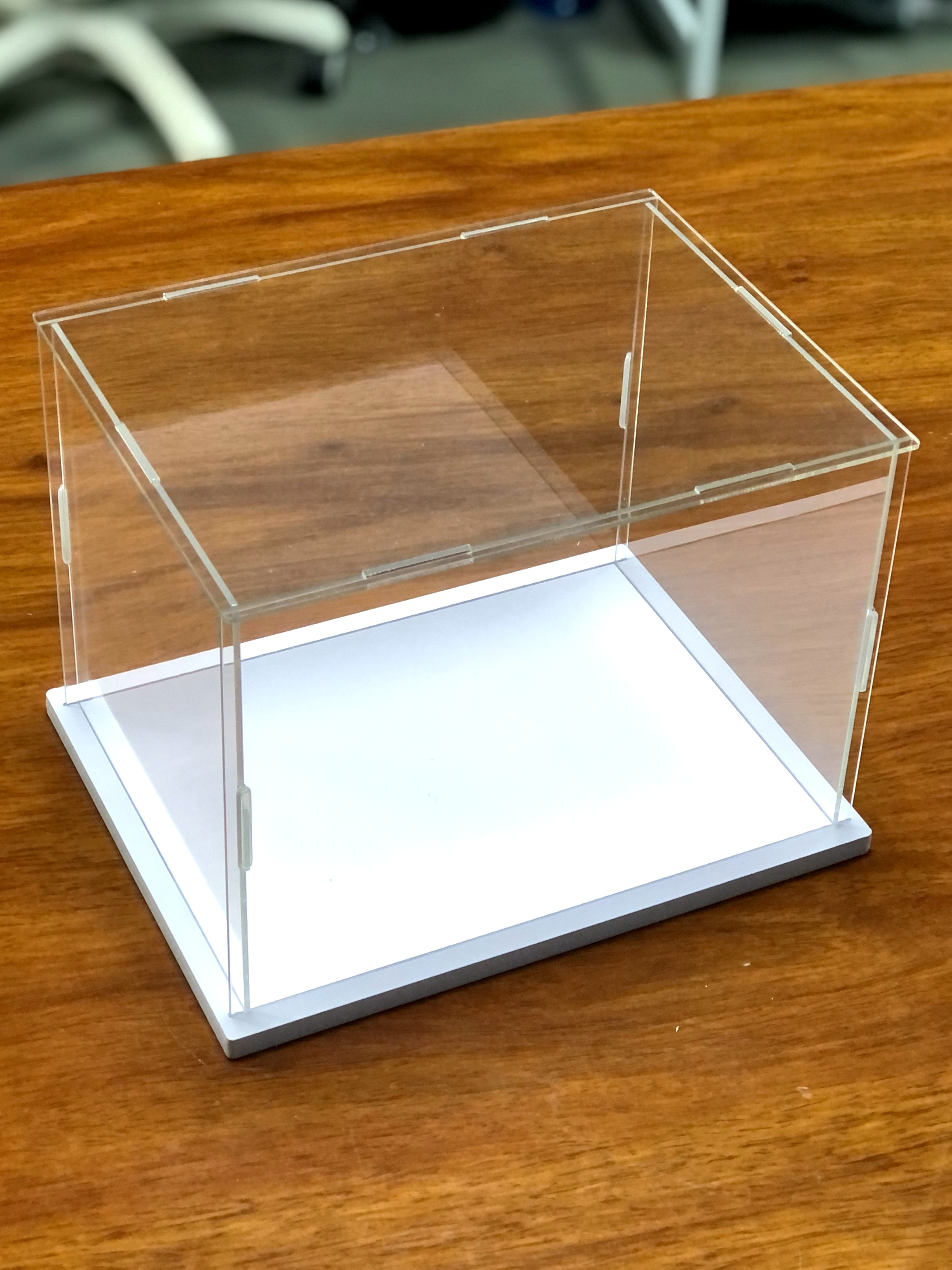 Clear Acrylic Display Case Assemble Collectibles Box For Display