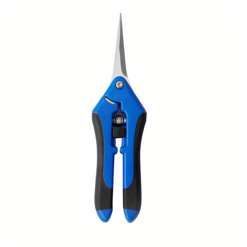 1pc Durable Gardening Scissors Gardening Hand Pruner Pruning Shear With  Titanium Coated Curved Precision Blades