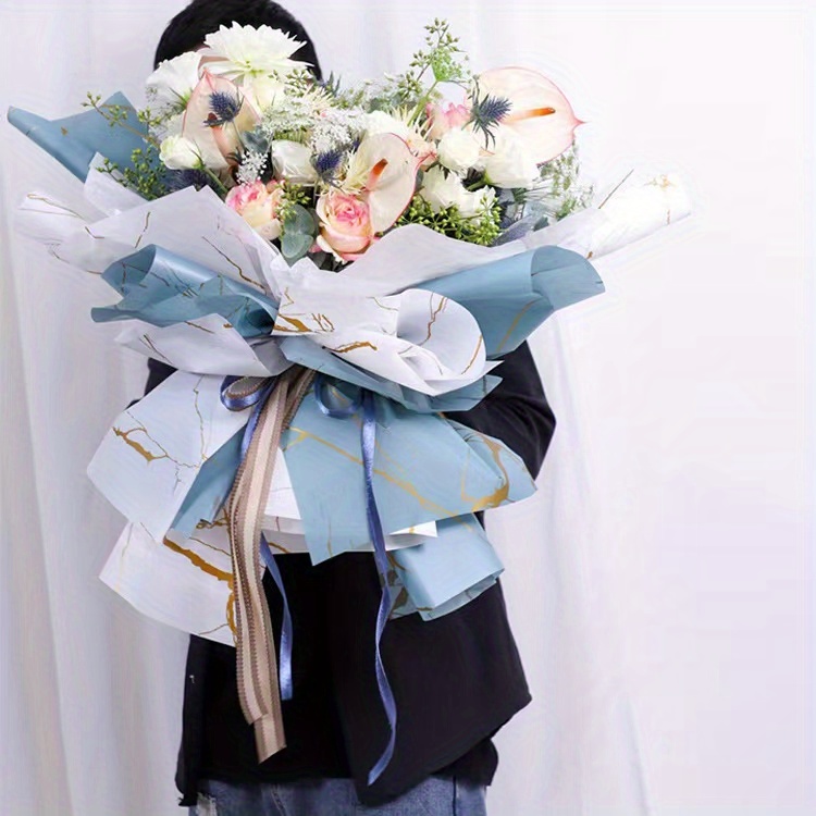 Valentine'S Day Flower Wrapping Paper Art Aesthetics Korean Kraft