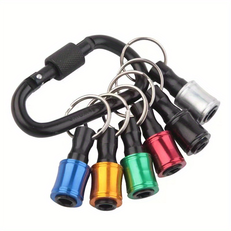 Hex Shank Screwdriver Bits Holder Extension Bar Keychain - Temu