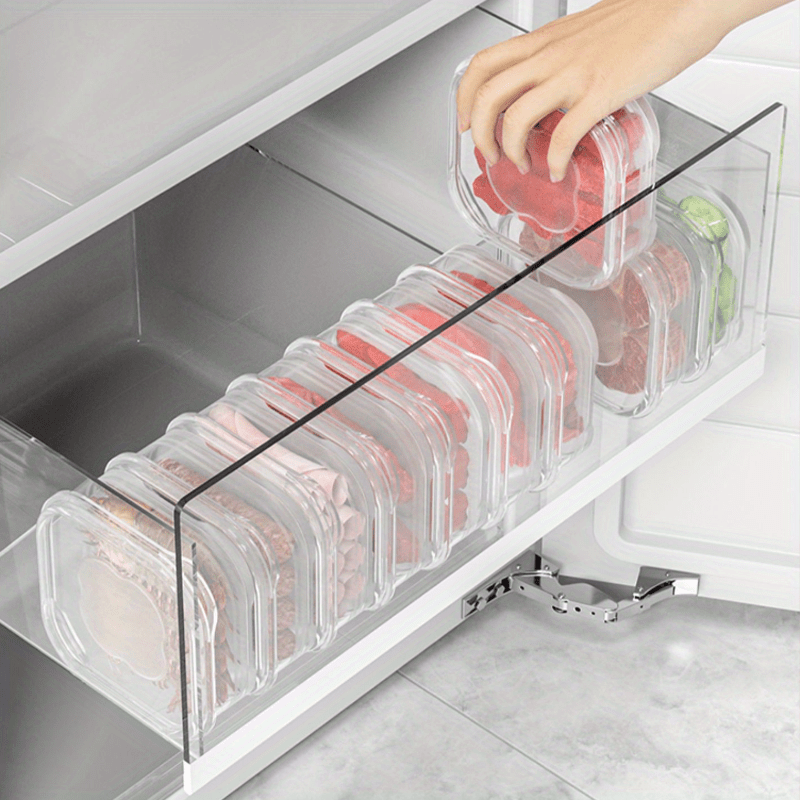 5 Pzas Cajas Almacenamiento Plástico Refrigerador Tapas Caja - Temu