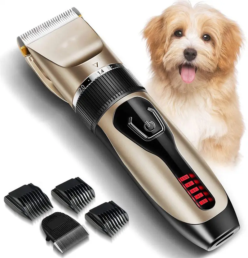 Electric Hair Clipper Professional Electric Hair Trimmer For Men Hair Cutting Machine Rechargeable Barber Hair Cutting Grooming Tools For Pets details 8
