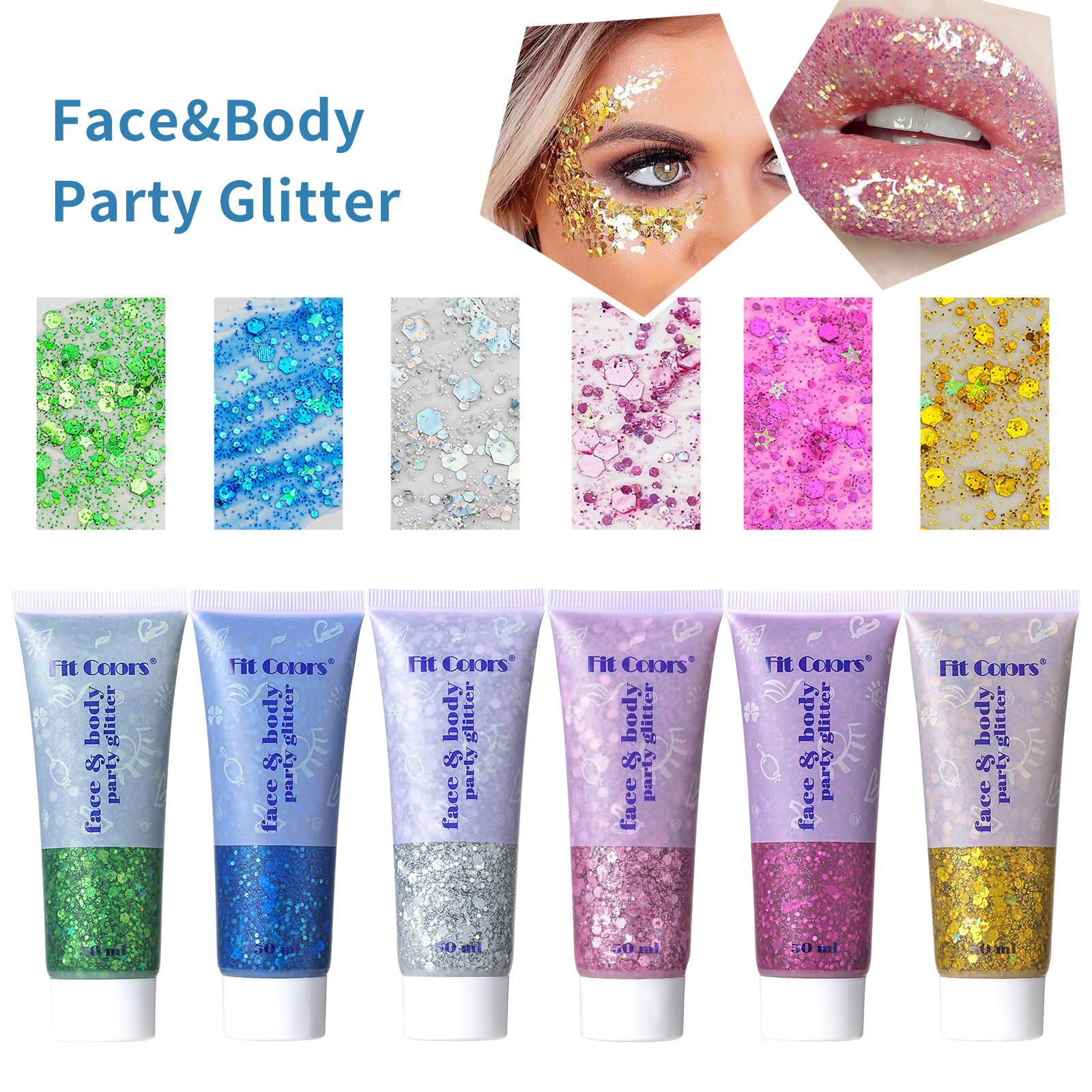 Face Body Lip and Eye Glitter Buy Online