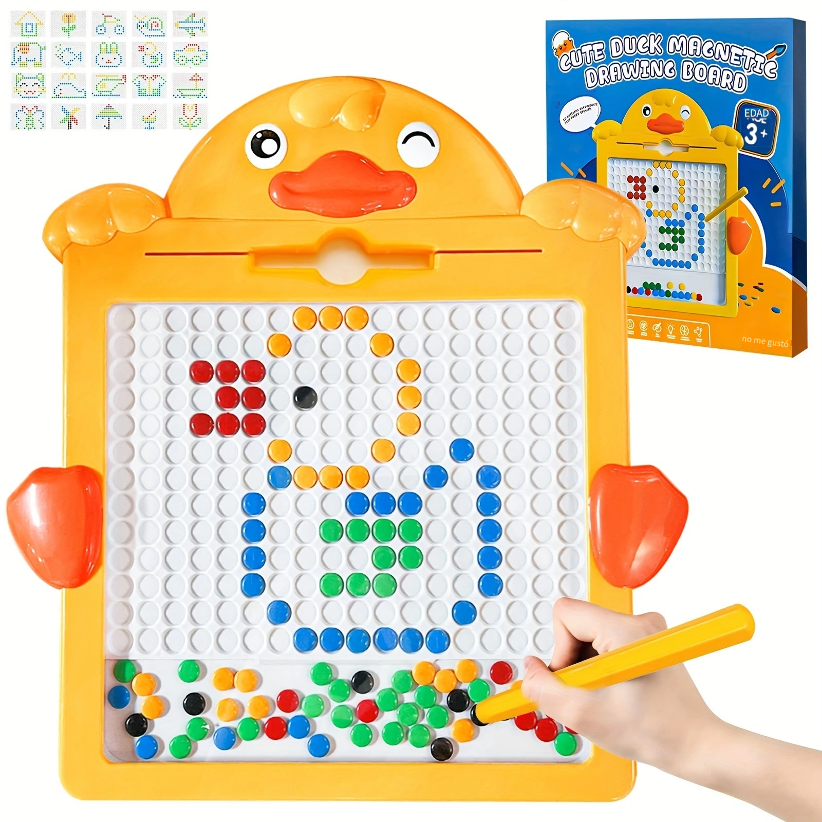 Juguetes para niños pequeños de 1 a 2 años, regalo para niños pequeños de 1  a 2 años, tablero de dibujo magnético para aprendizaje preescolar y