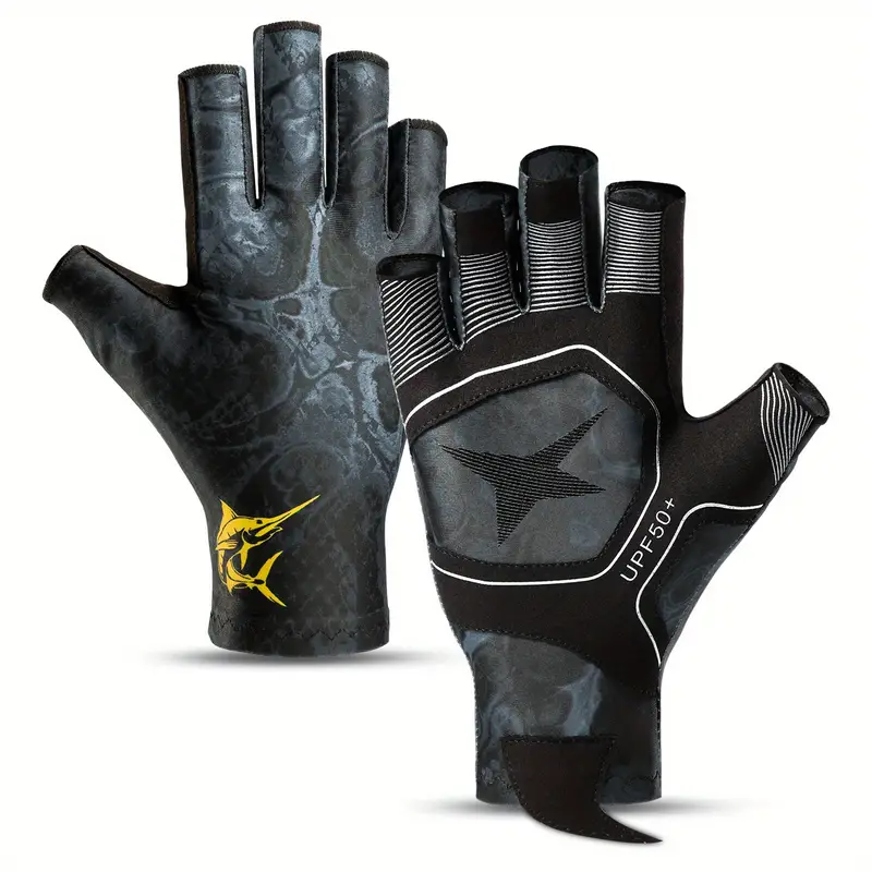 Fishing Gloves Upf50+ Fishing Gloves Uv Protection Gloves - Temu