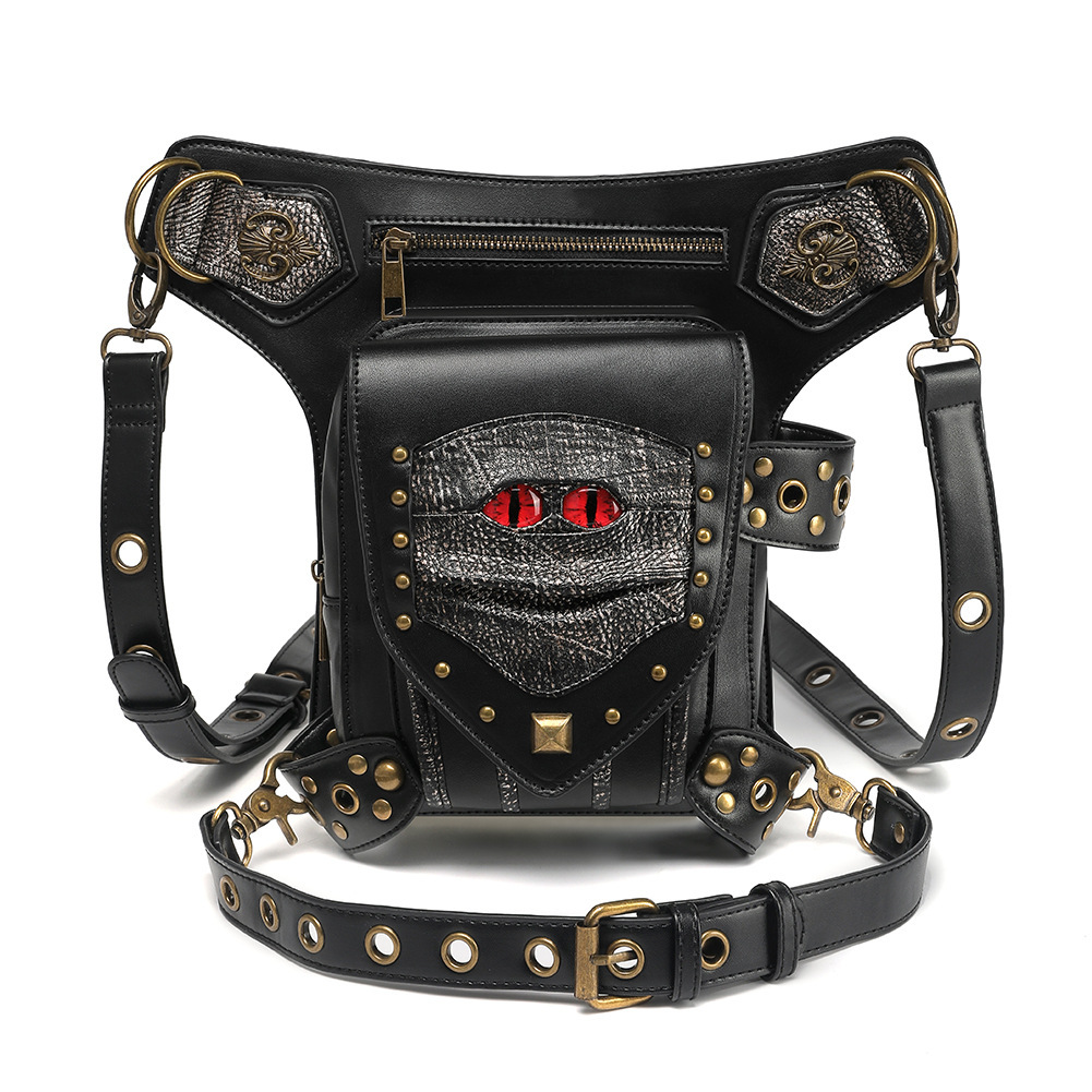 punk rock motorcycle waist bag outdoor bike motorcycle Temu