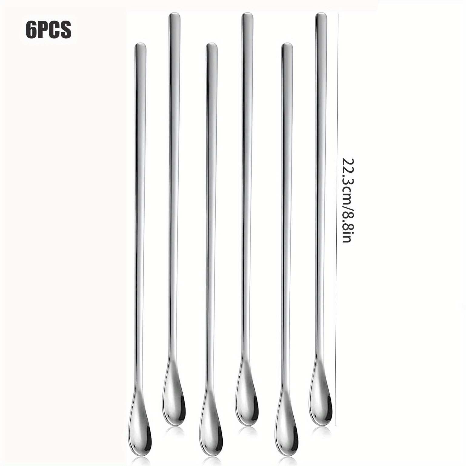 Stainless Steel Bar Cocktail Wine Mixing Spoon Swizzle Stick Stirrer  Kitchenware
