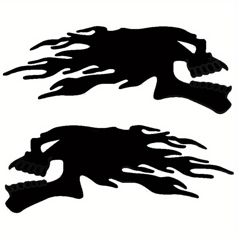 2 3d Pvc Motorcycle Tank Stickers, Cool Car Decals, Personalized Motorcycle Modification Stickers, Creative Badge Body Stickers, Car Modifications