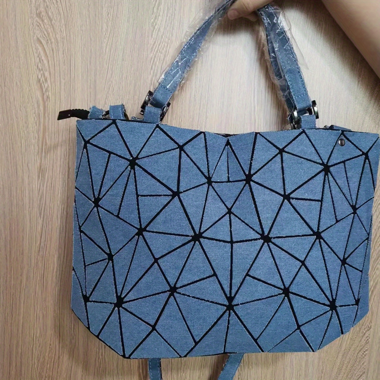 3pcs/set Mini Fashionable Geometric Pattern Handbag Women's Bag For Single  Shoulder Or Crossbody With Multi Compartments & Multi pockets
