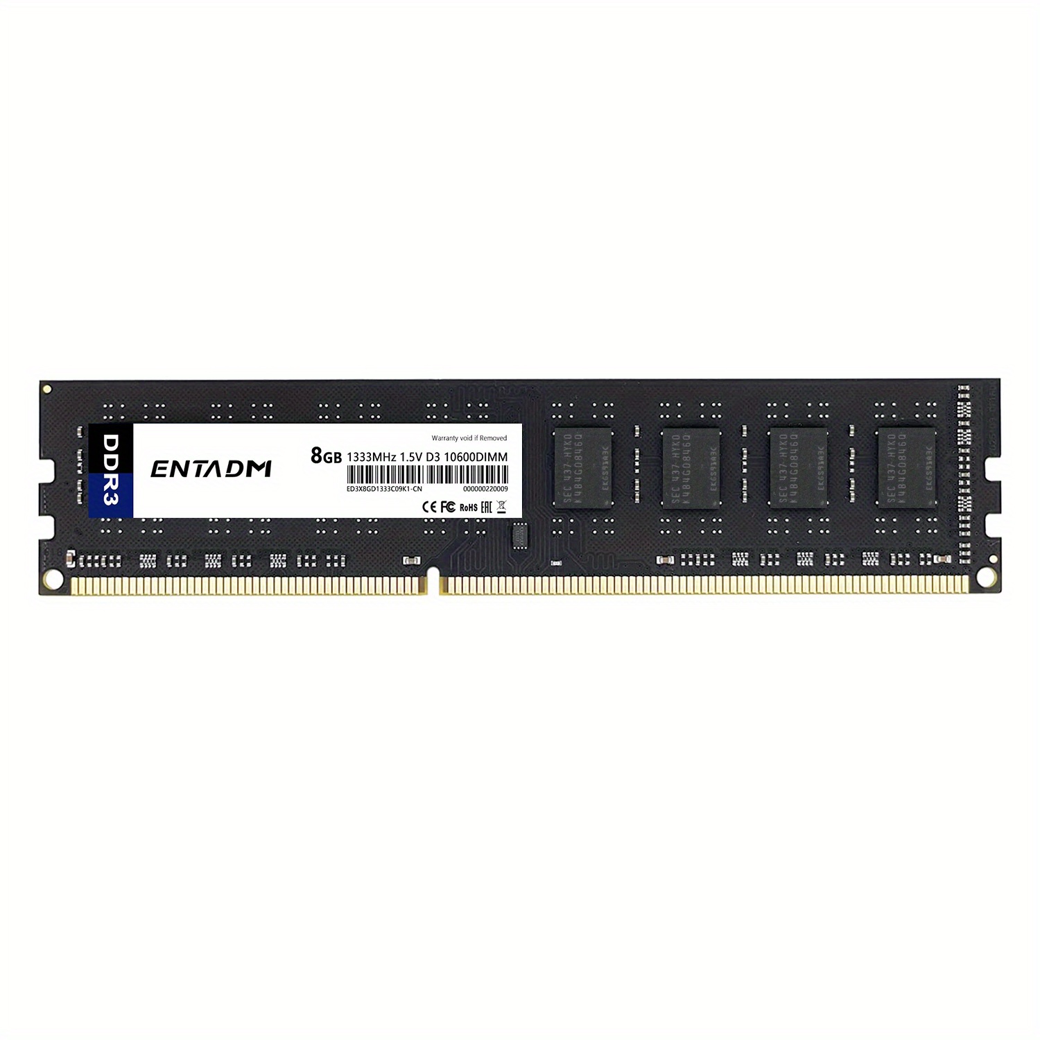 Entadm Ram Ddr3 4gb 8gb 1333 Pc3 Memory 1 5v Desktop Dimm | Shop Now ...