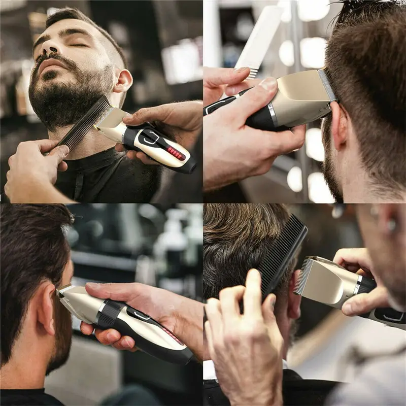 Electric Hair Clipper Professional Electric Hair Trimmer For Men Hair Cutting Machine Rechargeable Barber Hair Cutting Grooming Tools For Pets details 7