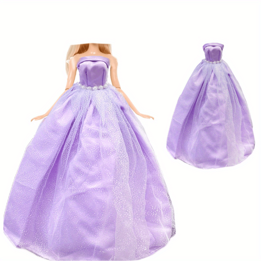 Pink Wedding Dress for 11.5inch Doll Princess Long Gown Doll