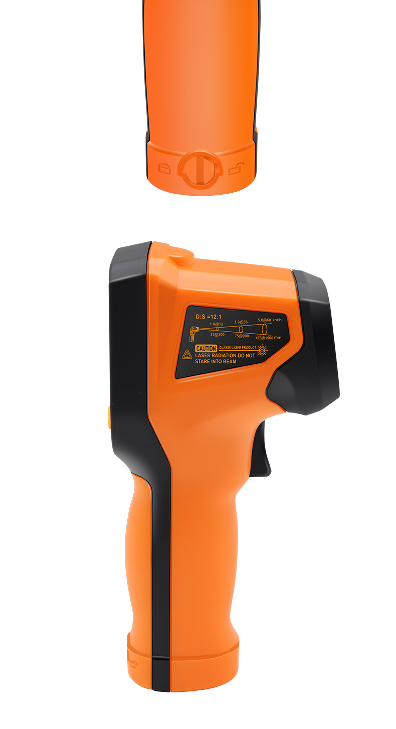 Njty T600a Digital Infrared Thermometer 50~600c Laser - Temu