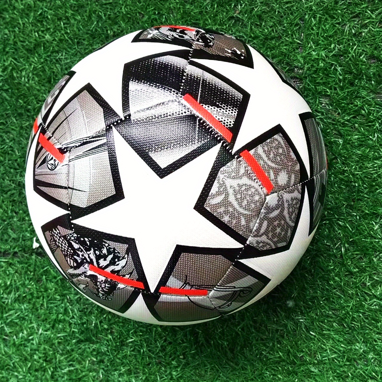 Balón de fútbol de tamaño 5 de AMMAO, duradero y listo para inflar