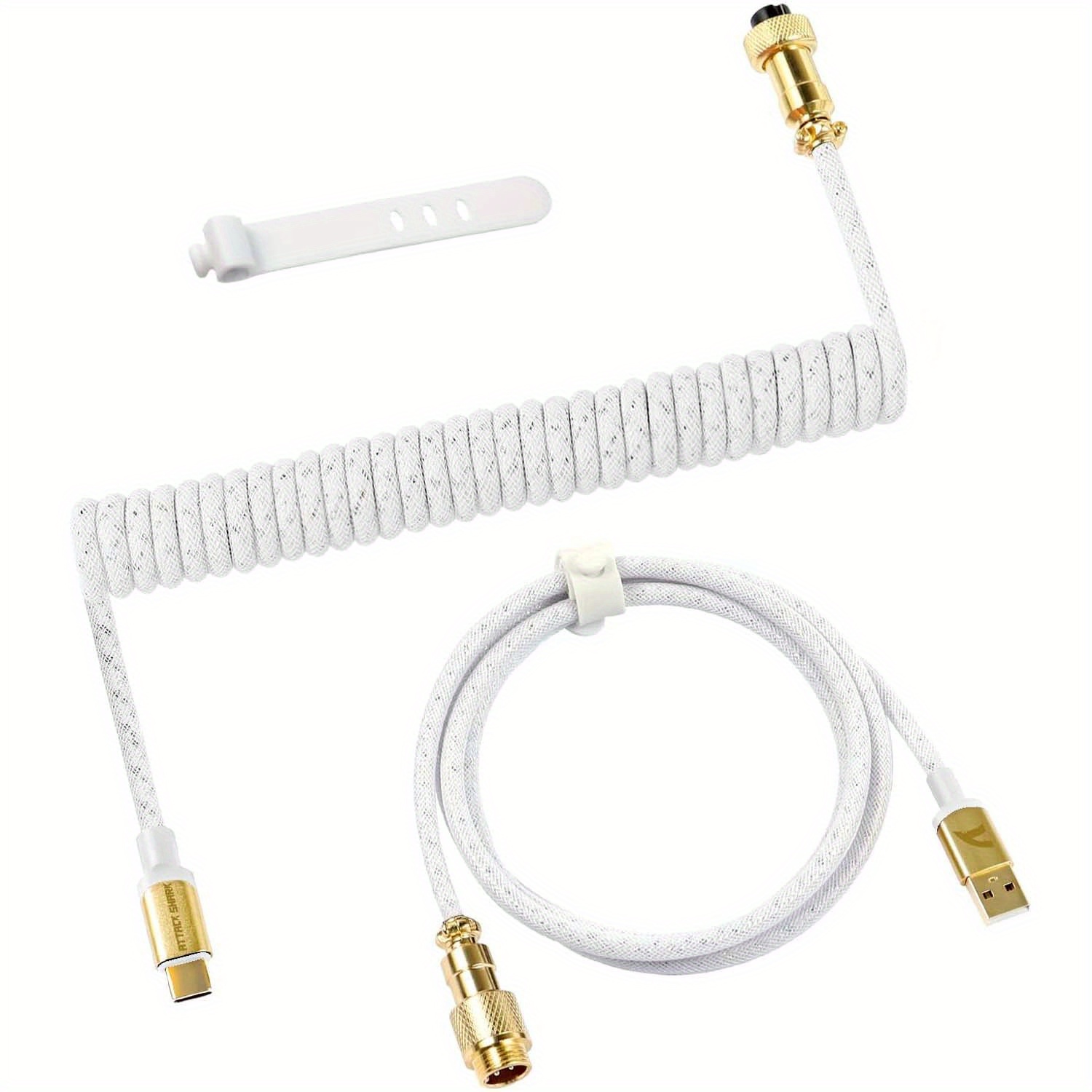Coiled Keyboard Cable Usb c Cable For Mechanical - Temu