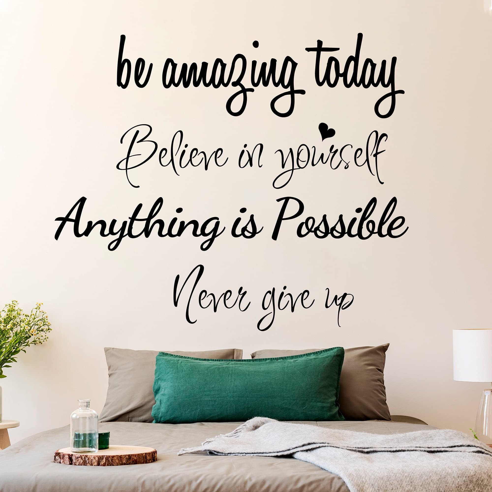 Elevate Space Large Inspirational Quote Wall Decals - Temu