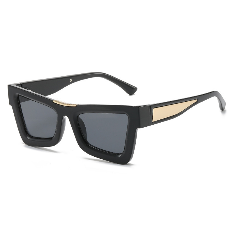 Cheap Women's Driving Commuter Travel Beach Glasses Men Sun-Proof UV  Protection Fashion Personality Retro Hip Hop Artistic Square Sunglasses