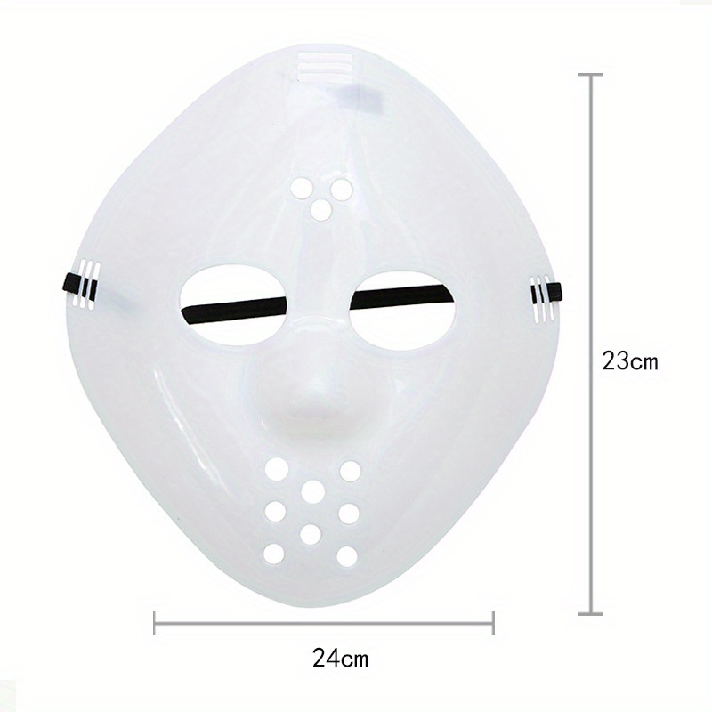 Masquerade Party, Movie Theme Mask, White Full Face Mask, Horror Mask ...