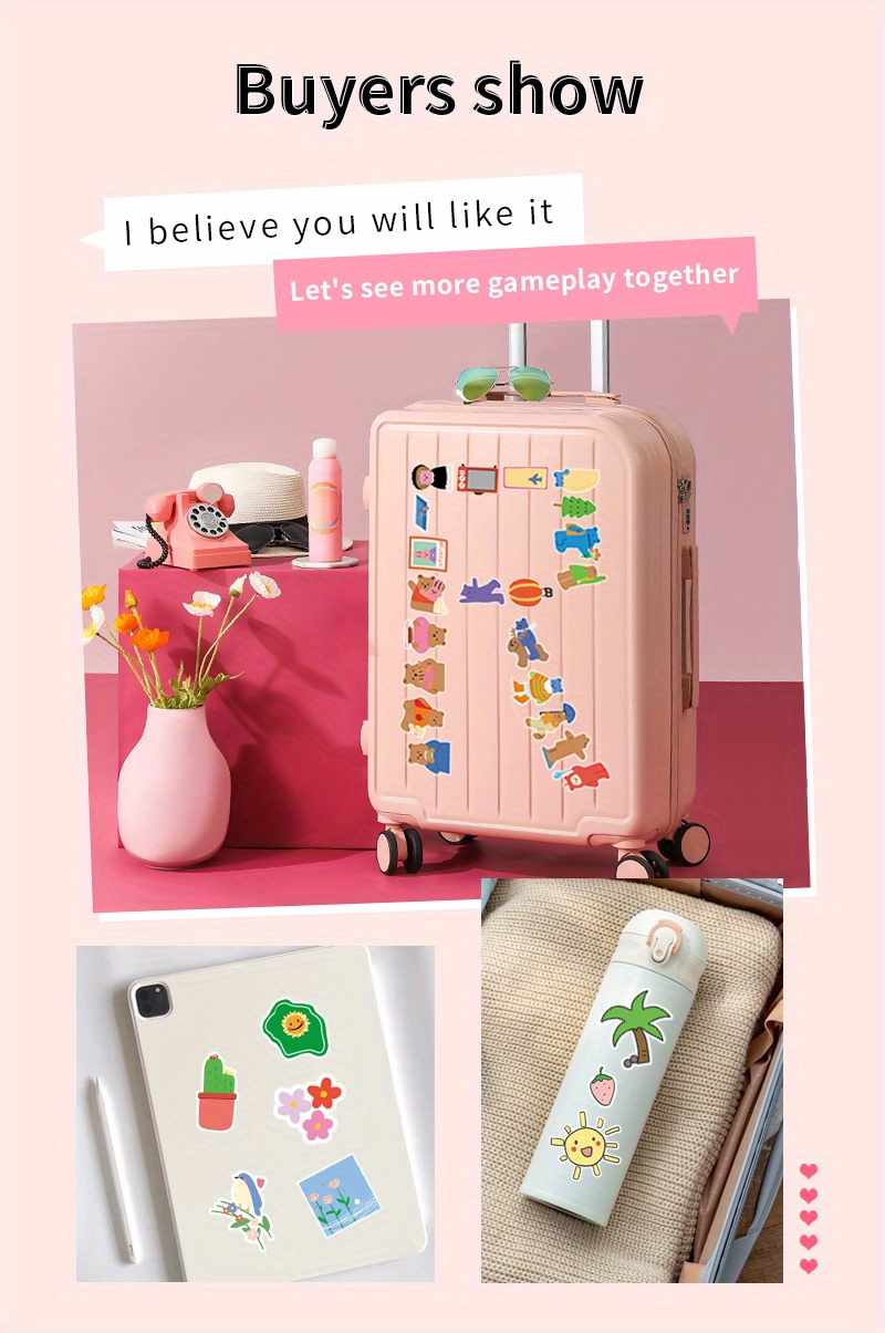 10/50Pcs The Summer I Turned Pretty Stickers Birthday Party Gift Graffiti  Daily Life Delicious Sweets Luggage Window Wall Water