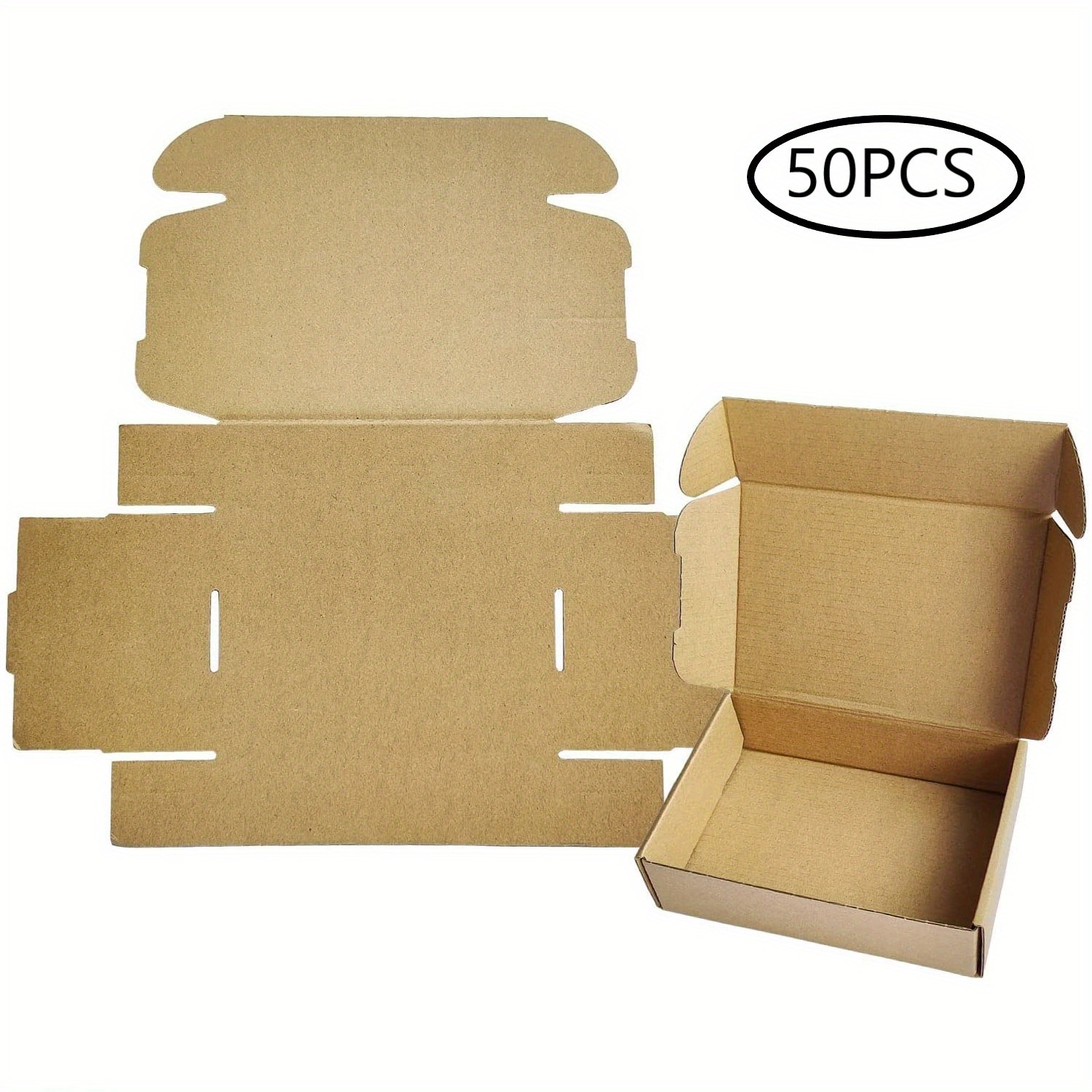 Cajas de cartón blanco de 4 x 4 x 4 pulgadas, paquete de 30 cajas de envío  pequeñas para cajas de correo de pequeñas empresas, cajas de embalaje