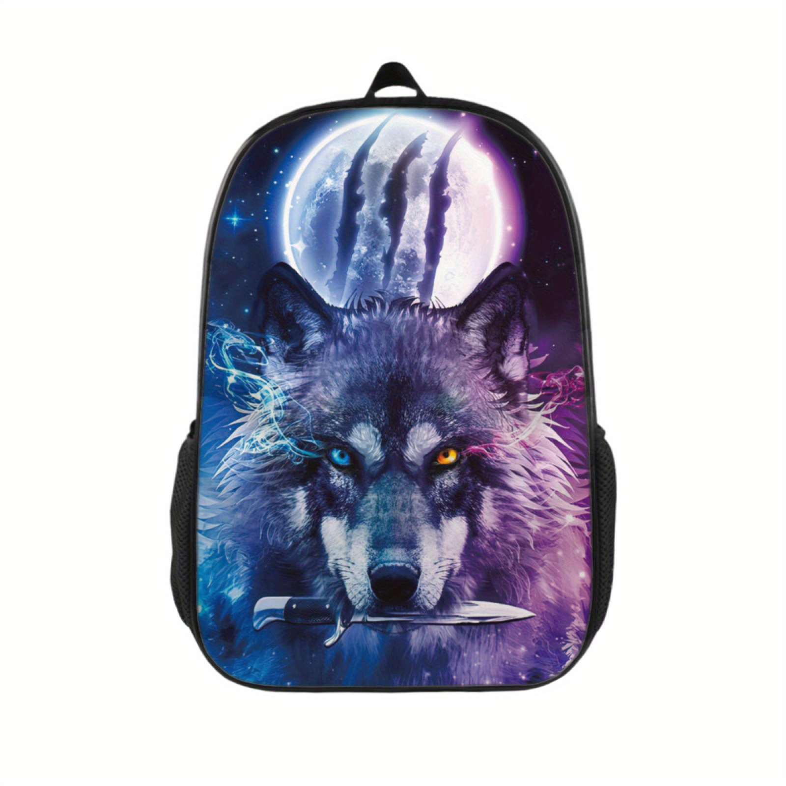 Cool 3D Pet Backpacks Kids Animals Pattern Daypack School Bag for