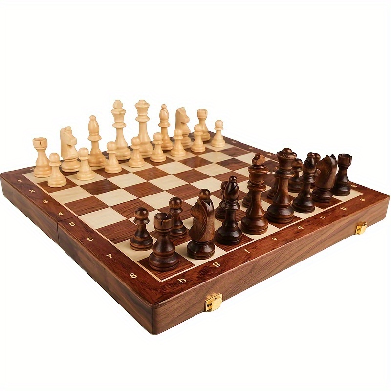 Double The Fun: Wooden 2-player Chess Set - Parent-child Interactive  Desktop Game For Kids! - Temu United Arab Emirates