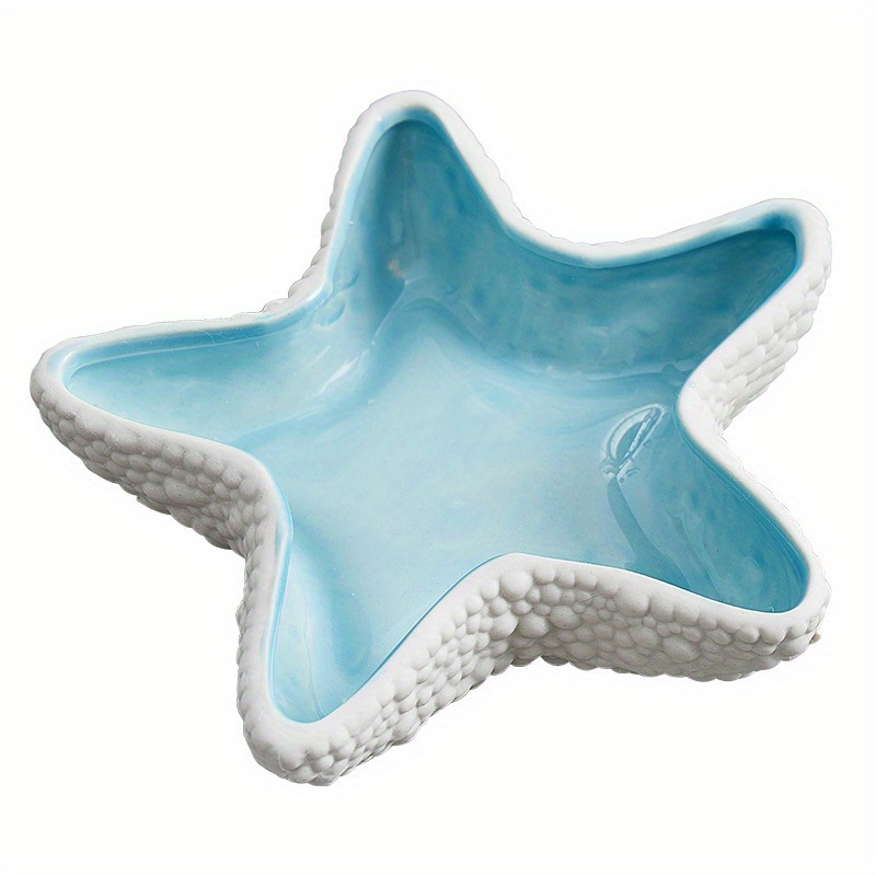 Ceramic Jewelry Storage Plate Starfish shaped Jewelry - Temu Canada