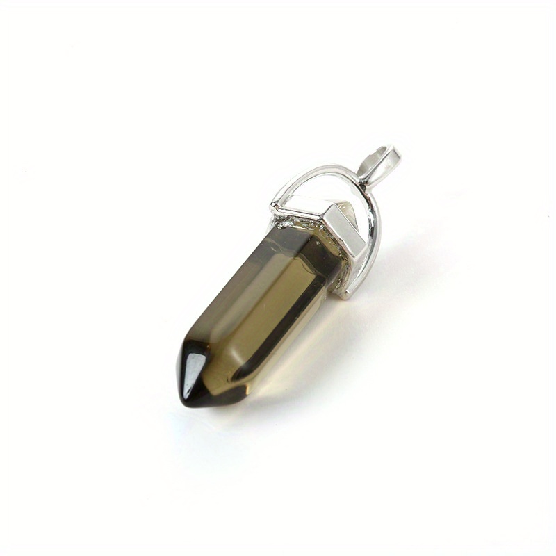 Double Pointed Hexagonal Column Pendant for Necklace