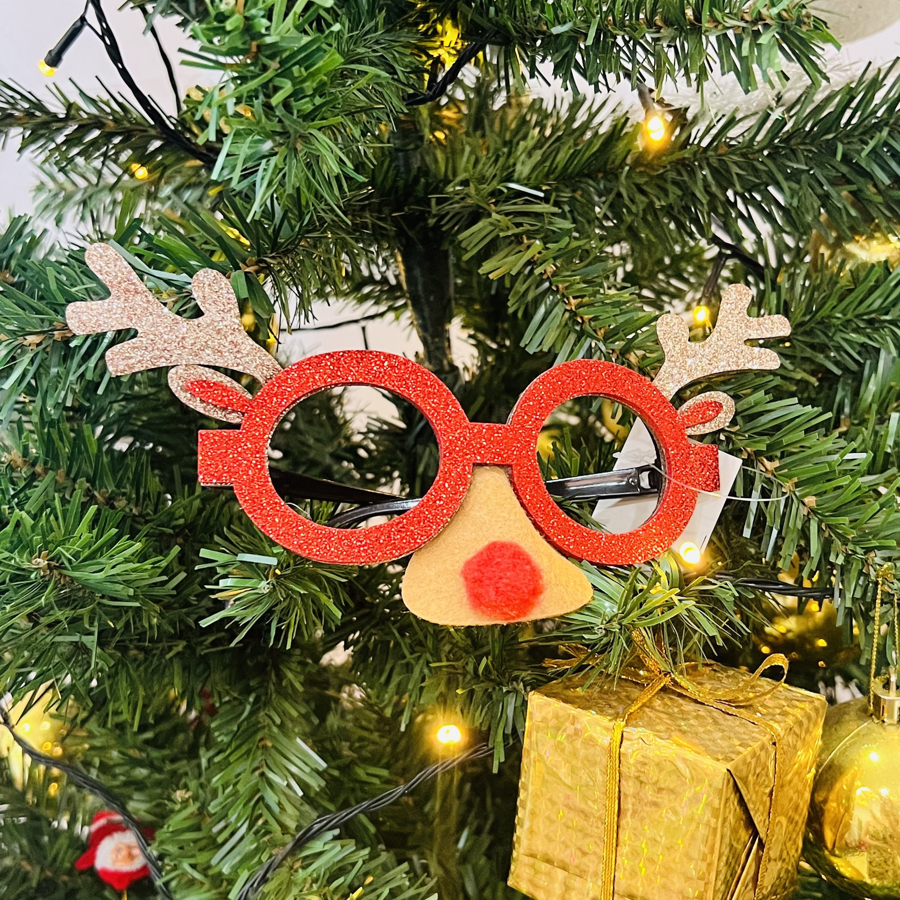 1pc Cadre De Lunettes De Noël Jouets Pour Adultes Et Enfants Décorations  Amusantes Accessoires De Décoration De Bois De Cerf Photo De Fête - Temu  France