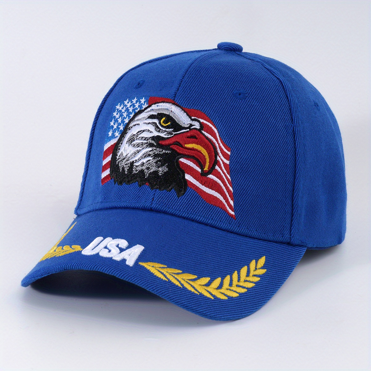 American Flag Eagle Baseball Embroidered Unisex - Temu