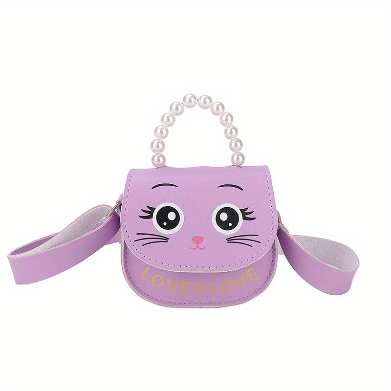 Women Handbag Small Cute Crossbody Bag Girl Satchel Crossbody Bag Pu  Leather Shoulder Bag With Coin Purse Purple