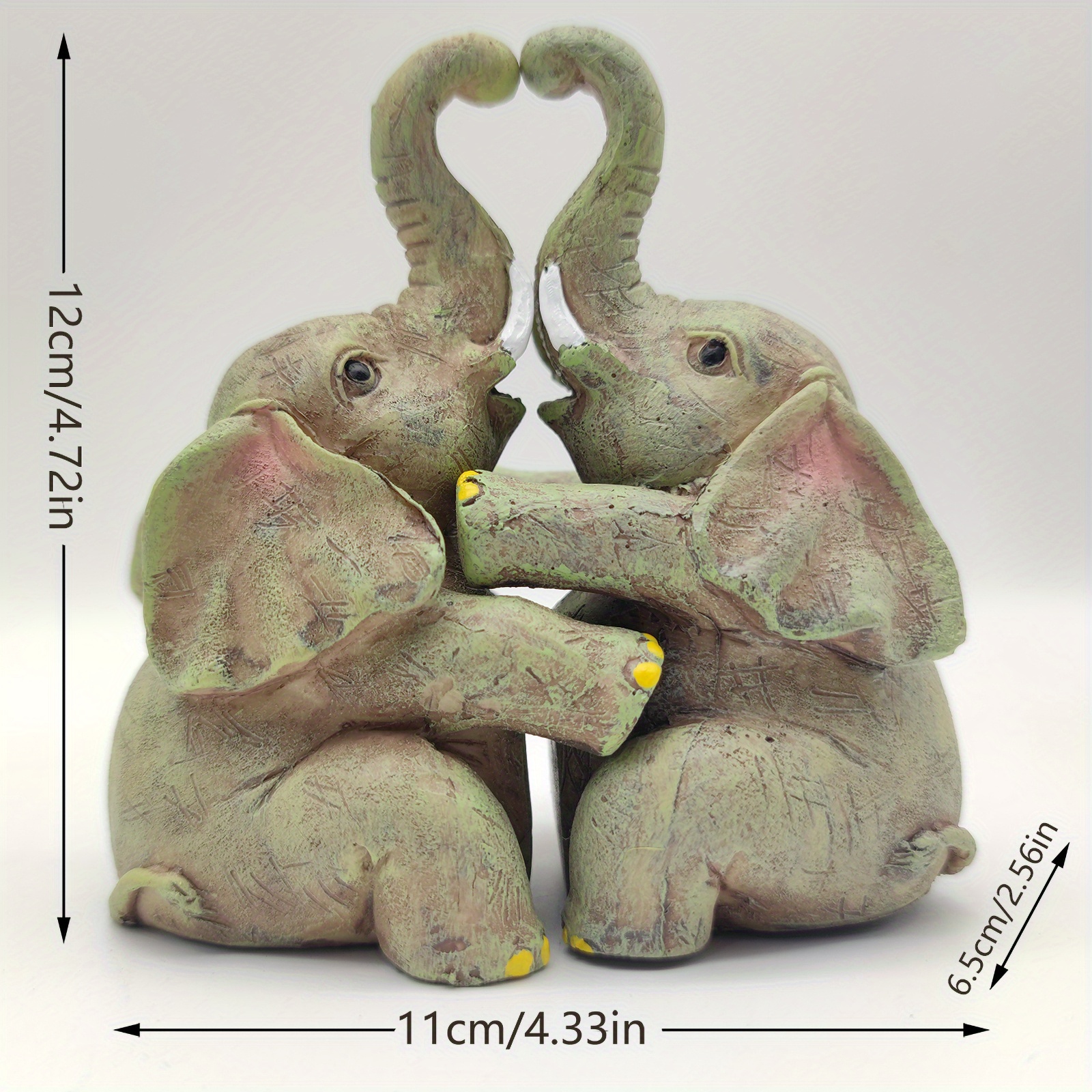 MOTHER BABY KISSING BUNNY RABBIT FAMILY OUTDOOR LAWN ART DECOR