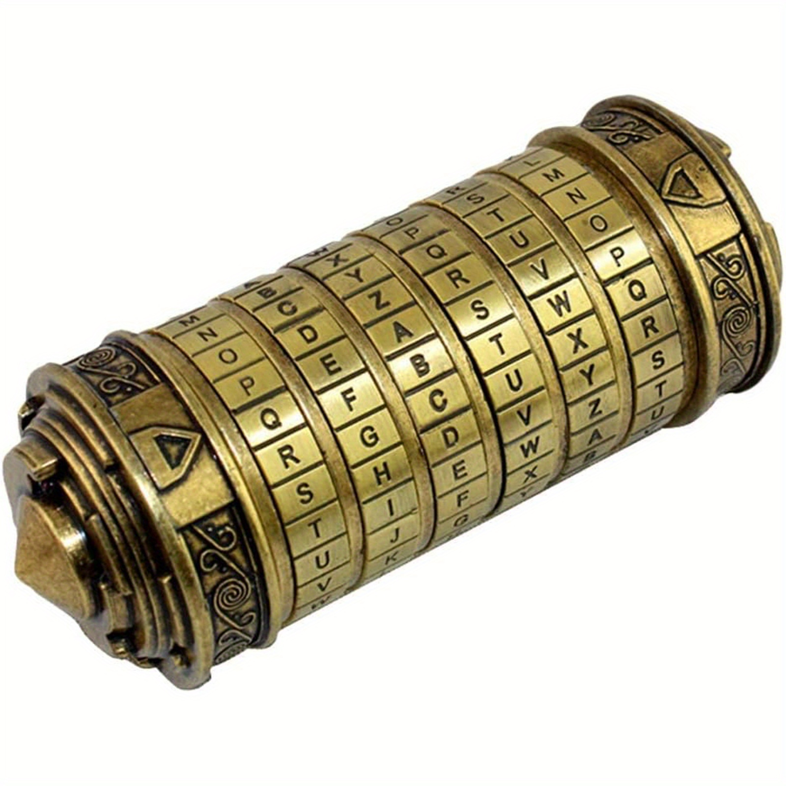 1pc vintage cylinder gift box with password lock secure storage for wedding rings retro storage box precision and stylish creative storage box for valentines day birthday present halloween thanksgiving christmas new year gift valentines day wedding decor details 6