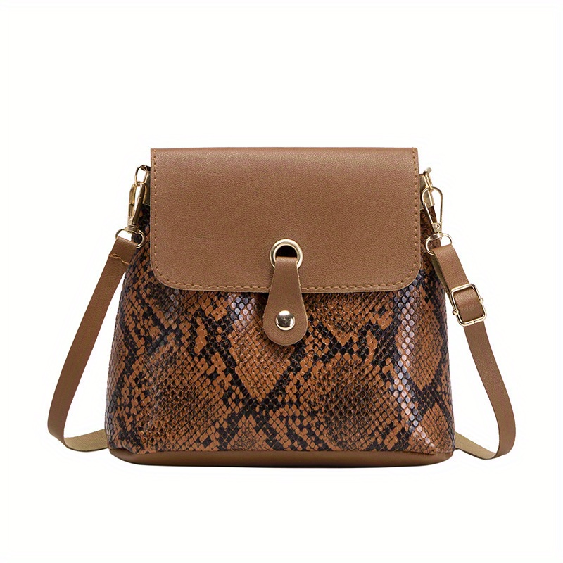 Pink Underarm Bag Solid PU Leather Shoulder Bag With Silk Scarf
