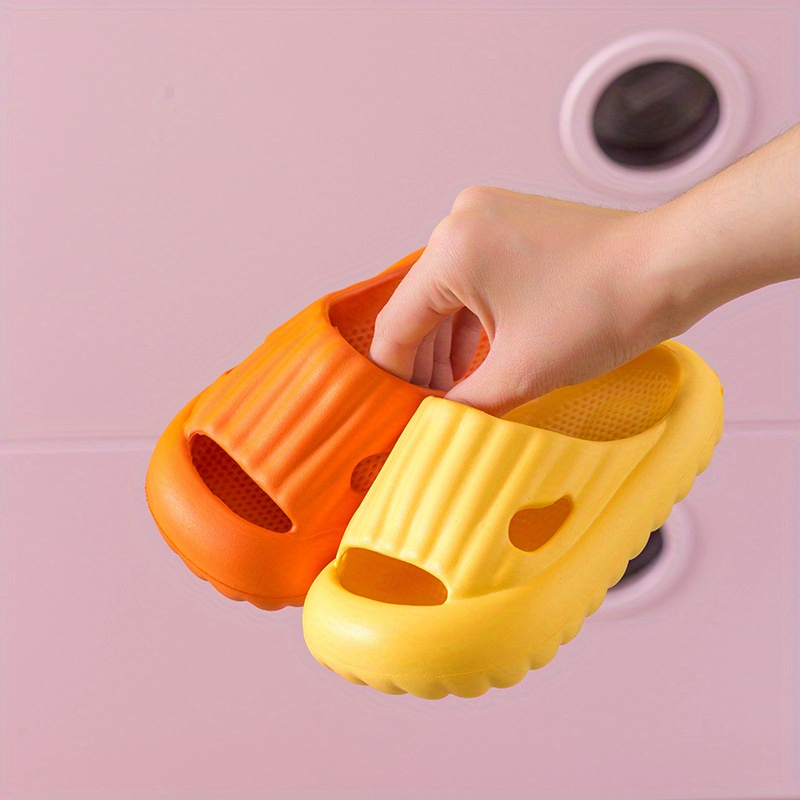 Boys Girls Lightweight Non-Slip Open Toe Slides For Infant Toddlers, Summer