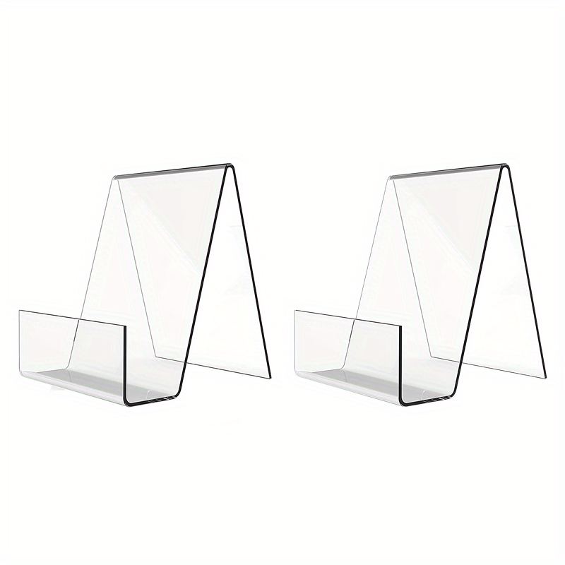Support de livre - Porte-livre en verre acrylique - Zwart mat - 36x24cm -  Design