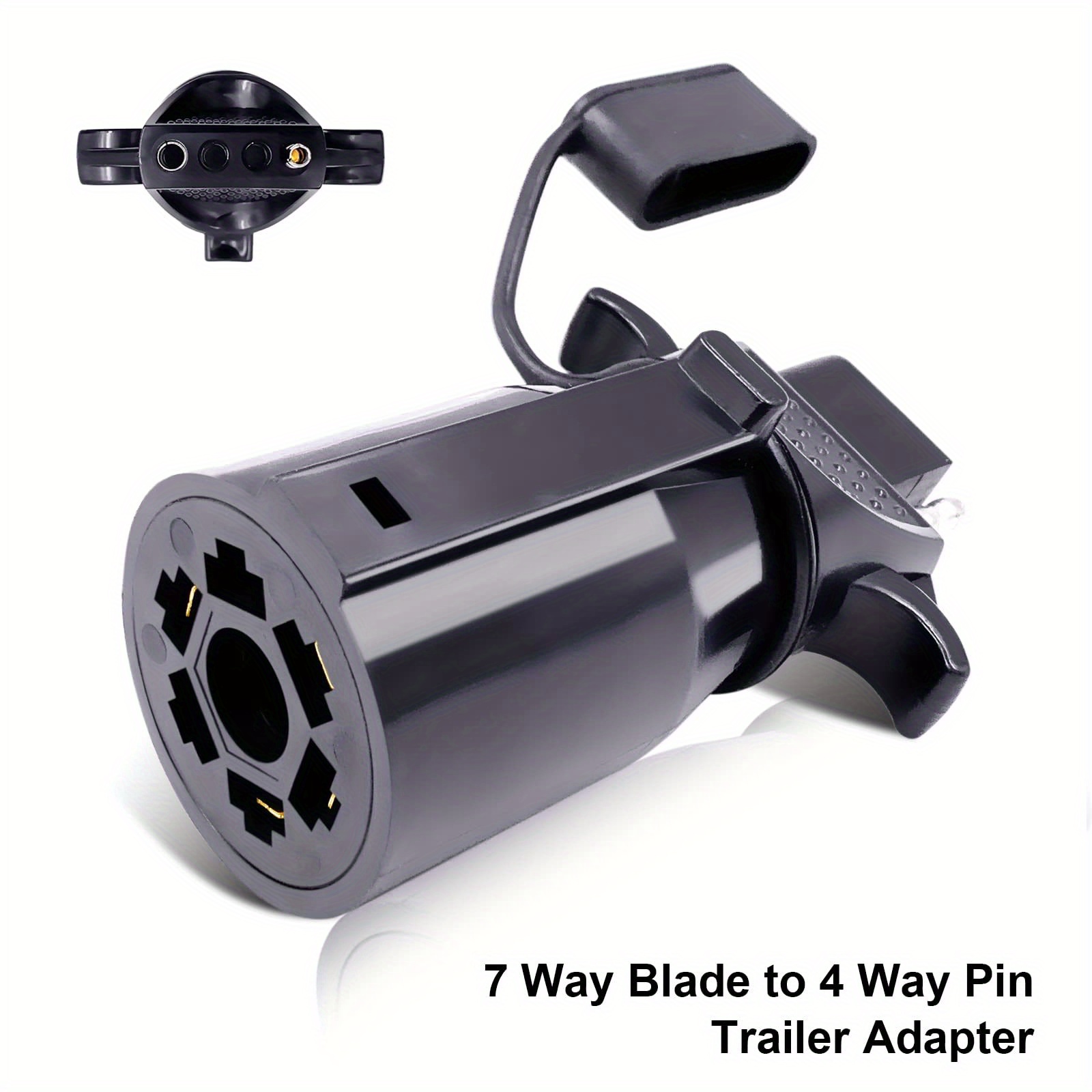 7 way blade to 4 way flat trailer adapter