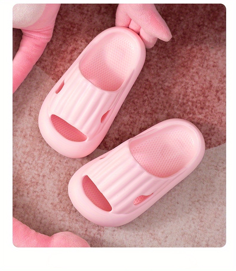 Boys Girls Lightweight Non-Slip Open Toe Slides For Infant Toddlers, Summer
