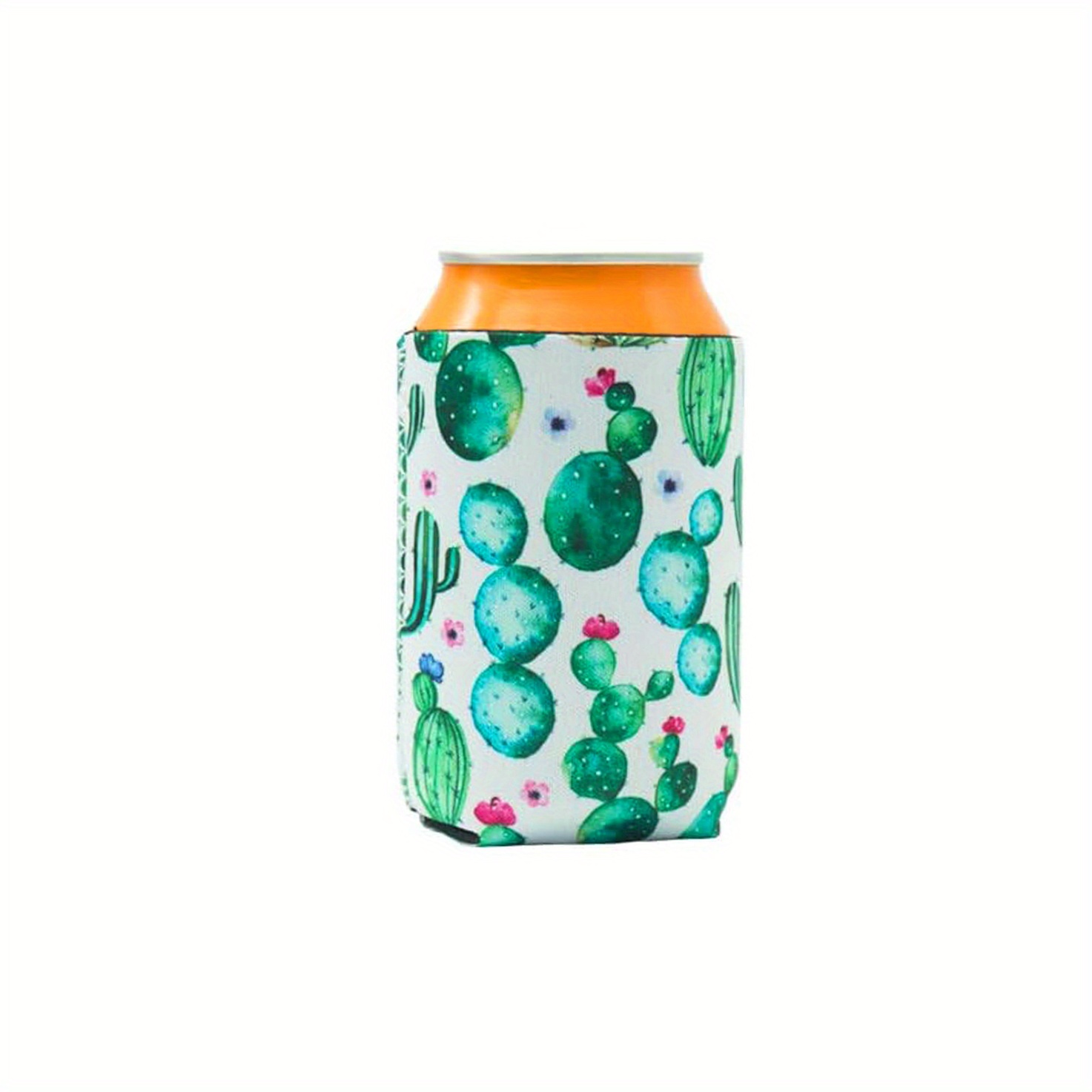Rainbow Neoprene Slim Can Cooler For Skinny Can Coolers, Soft