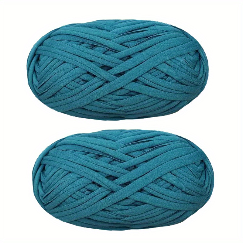 400g/lot 100% Polyester Yarn Weave Crochet Yarn For Woven Mats Diy Storage  Basket Cloth/ Blankets - Yarn - AliExpress