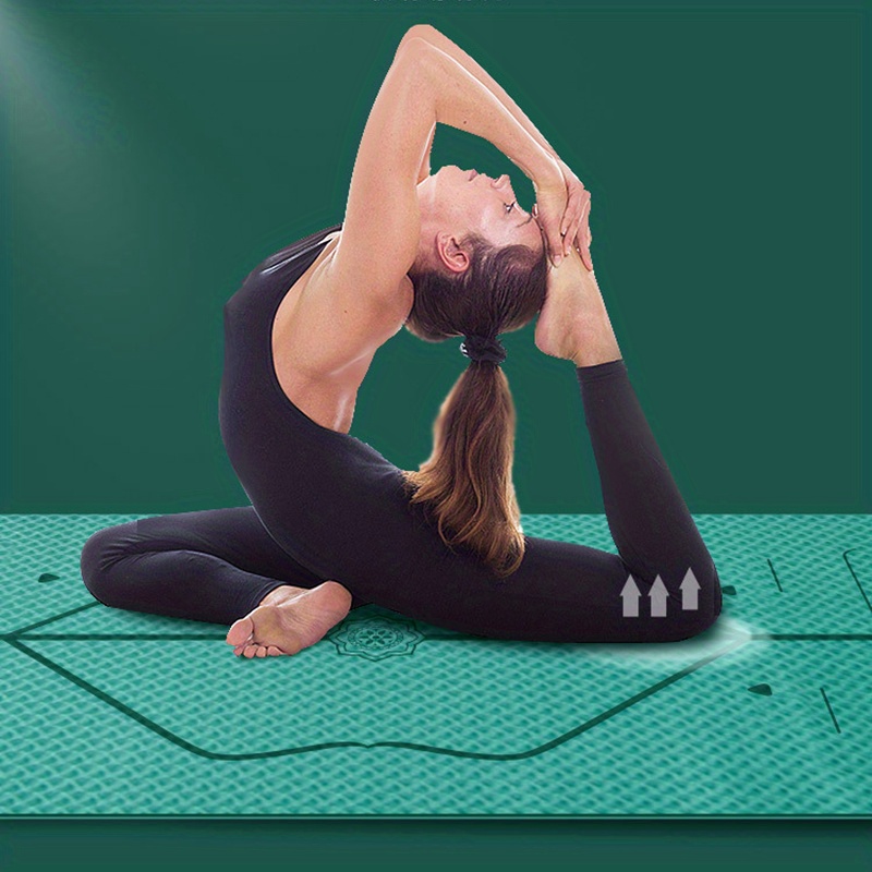 Esterilla De Yoga Perpetual De Tpe, 6mm, Verde con Ofertas en